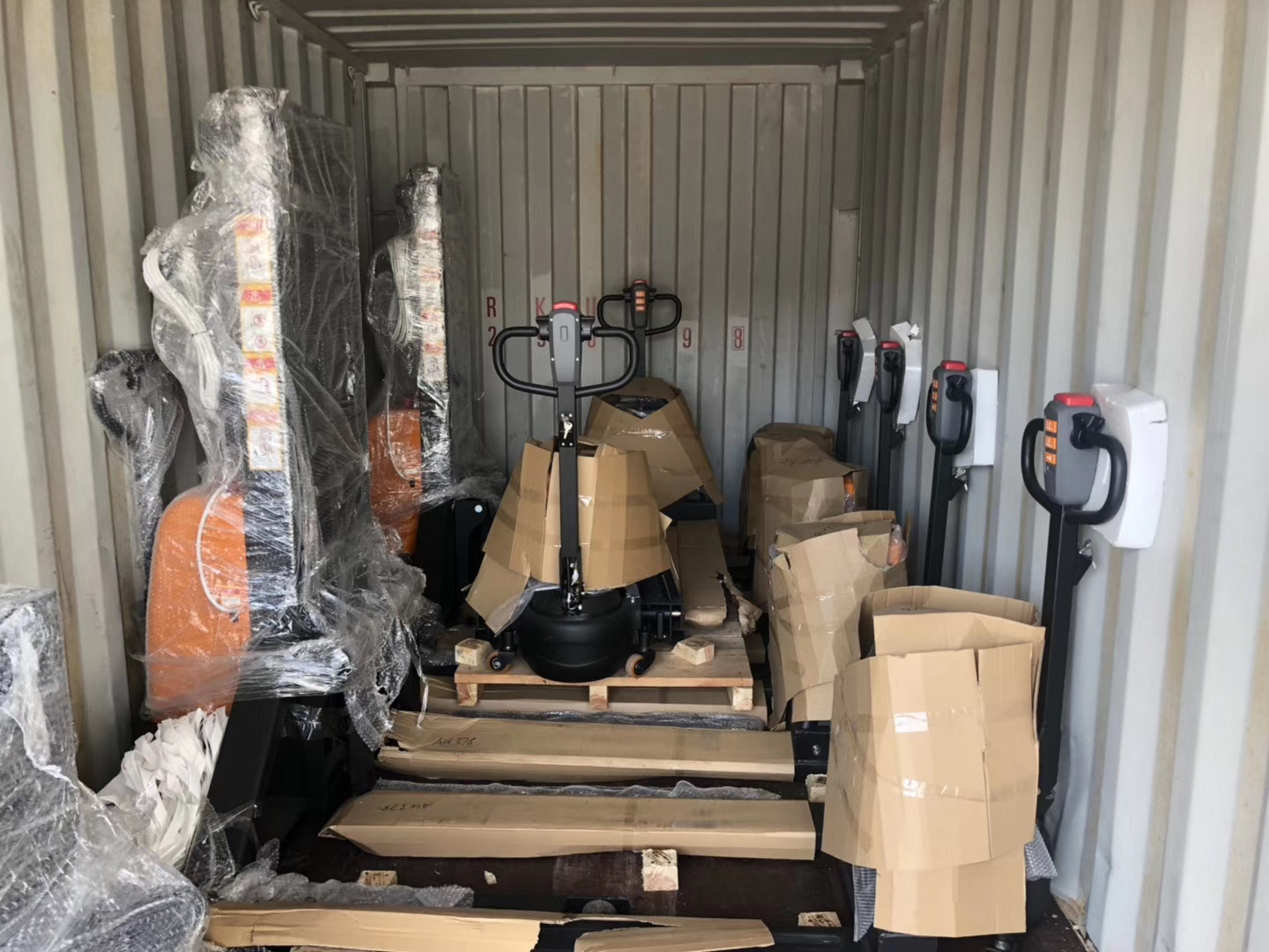 10 units VG-EPT20W ELECTRIC PALLET TRUCK (EPT*W) (WALKIE TYPE) going to supermarket in south africa