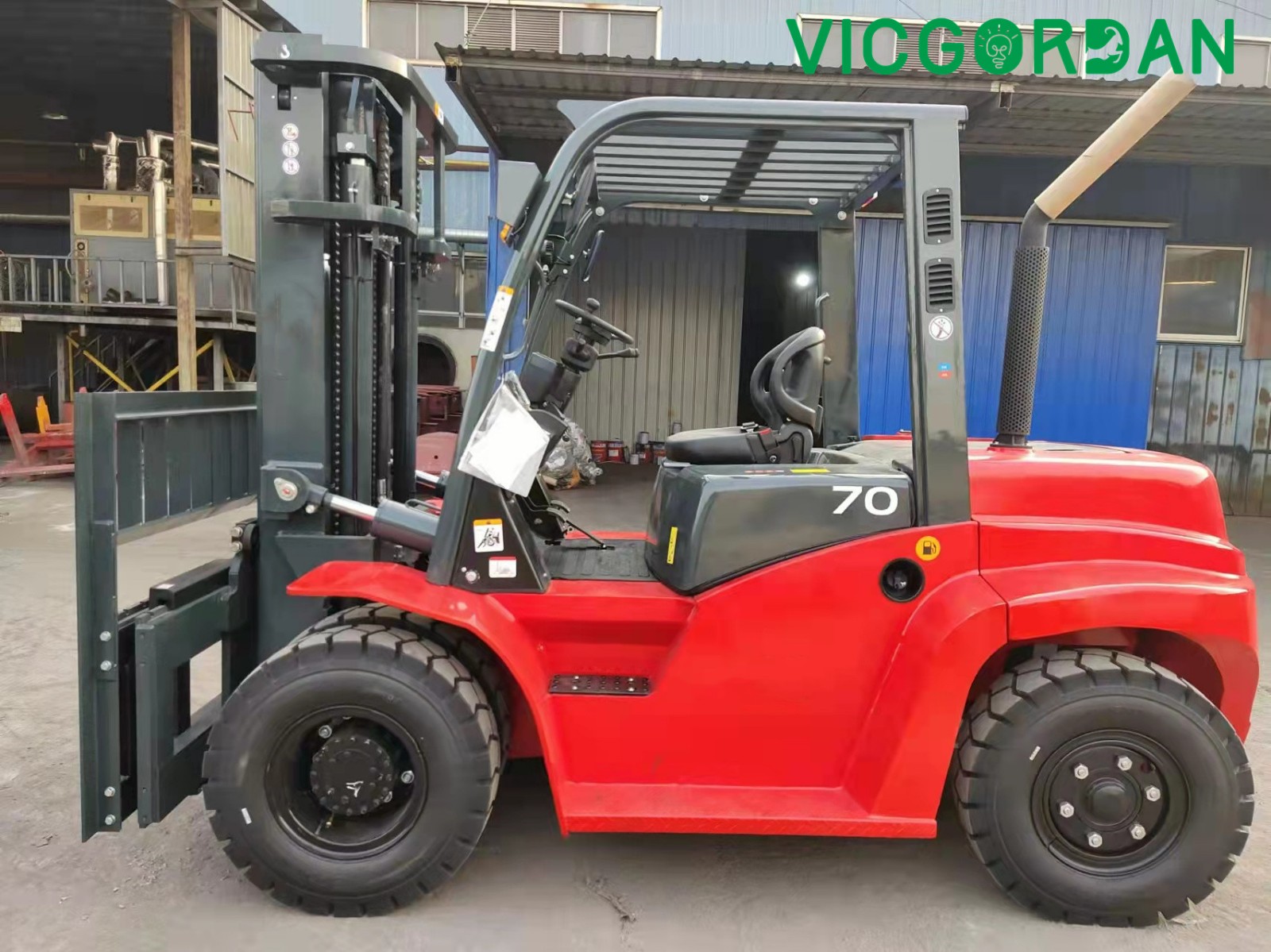 Vicgordan 7 ton diesel forklift is going to Ivory coast
